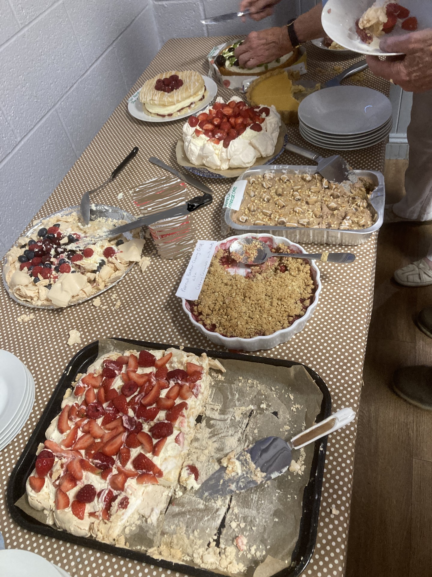 Desserts at social